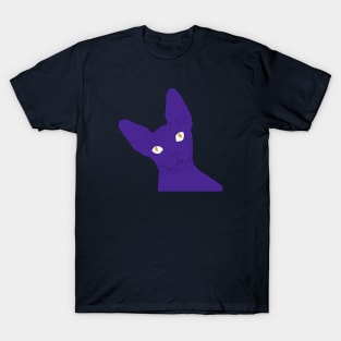 Purple Sphynx Cat T-Shirt